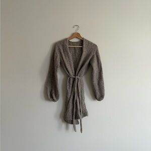 Merino wool cardigan